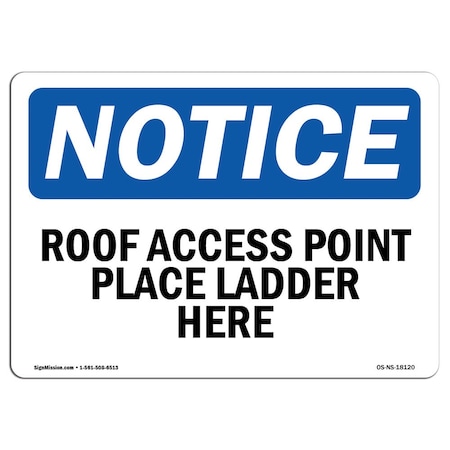 OSHA Notice, 10 Height, 14 Width, Aluminum